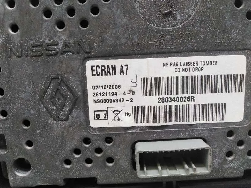 Pantalla Multifuncion para Renault Laguna Coupe