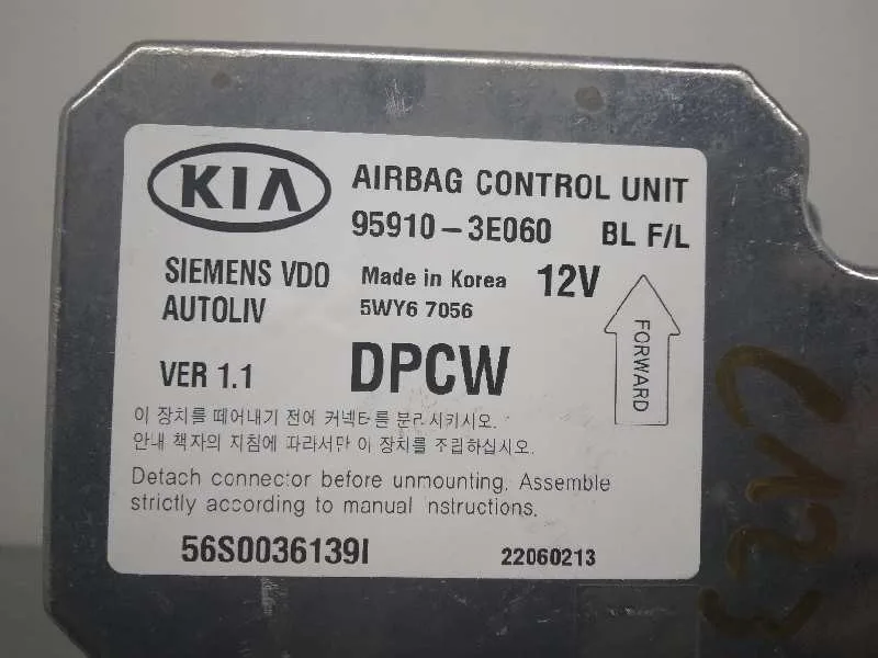 Centralita Airbag para Kia Sorento