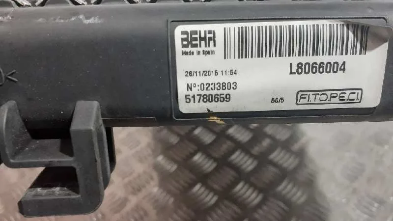 Radiador Agua para Fiat Fiorino