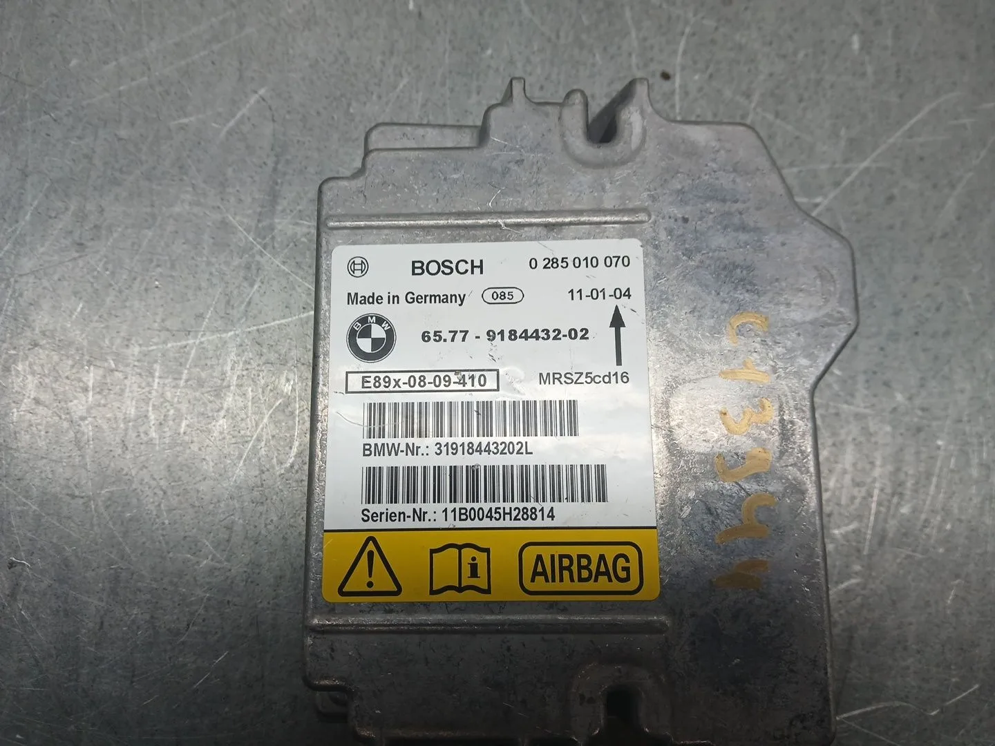 Centralita Airbag para Bmw X1 (E84)
