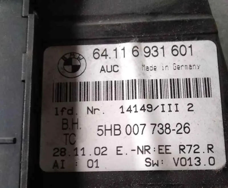 Mando Climatizador para Bmw Serie 3 Berlina (E46)