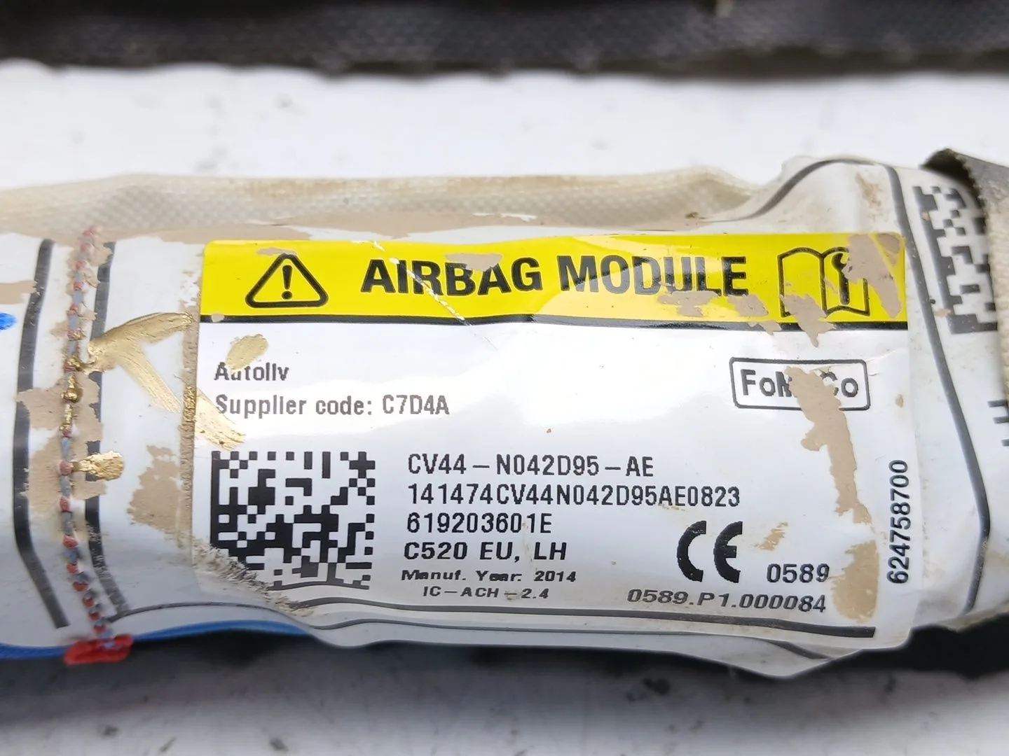 Airbag Cortina Delantero Izquierdo para Ford Kuga (Cbs)