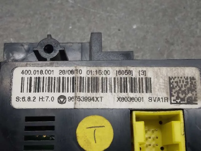 Mando Climatizador para Citroën C3