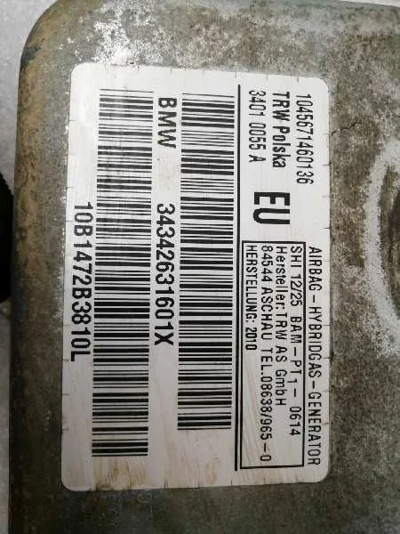 Airbag Lateral Derecho para Bmw X3 (E83)