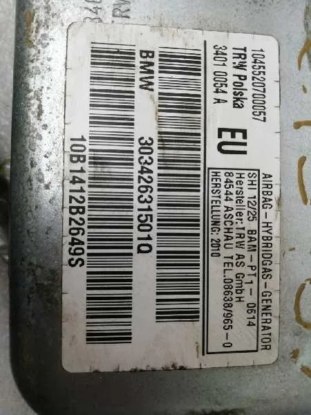 Airbag Lateral Izquierdo para Bmw X3 (E83)
