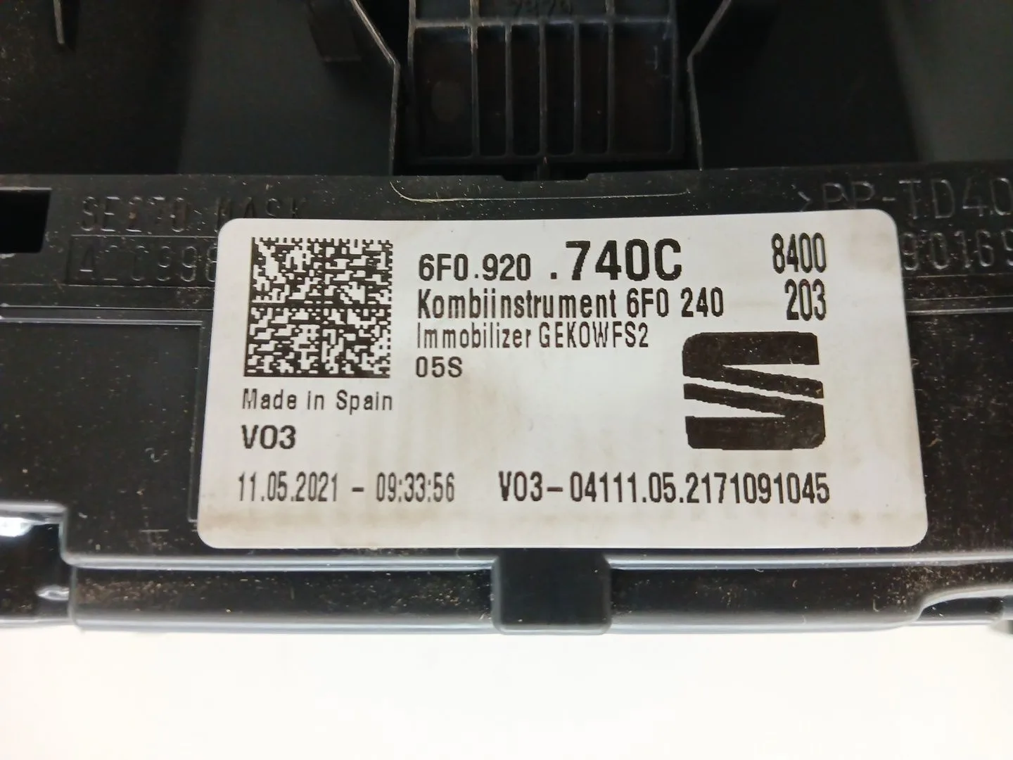 Cuadro Instrumentos para Seat Ibiza (Kj1)