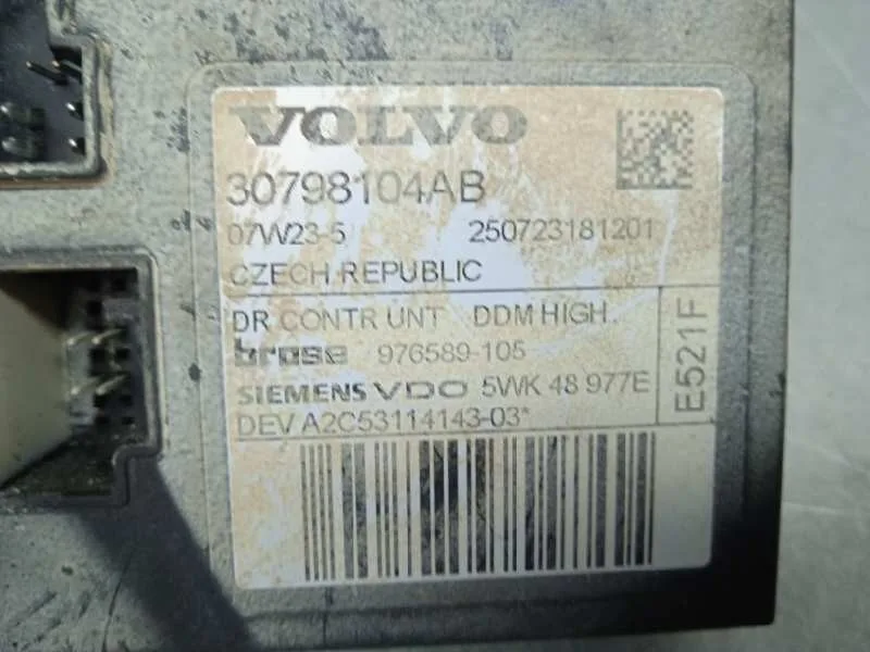 Motor Elevalunas Delantero Izquierdo para Volvo C70 Cabriolet