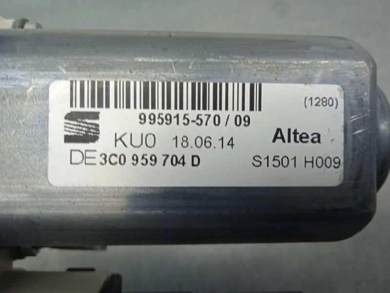 Motor Elevalunas Trasero Derecho para Seat Altea Xl (5P5)