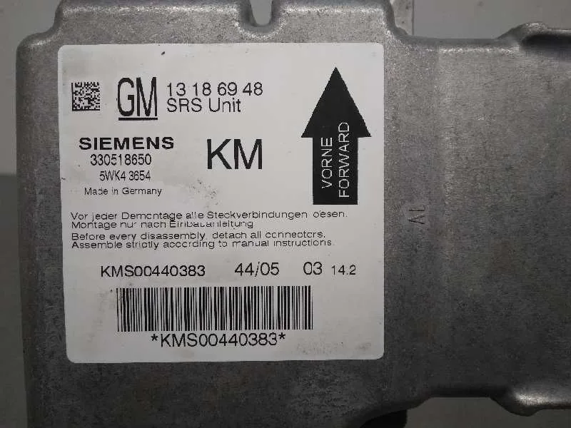 Centralita Airbag para Opel Vectra C Berlina