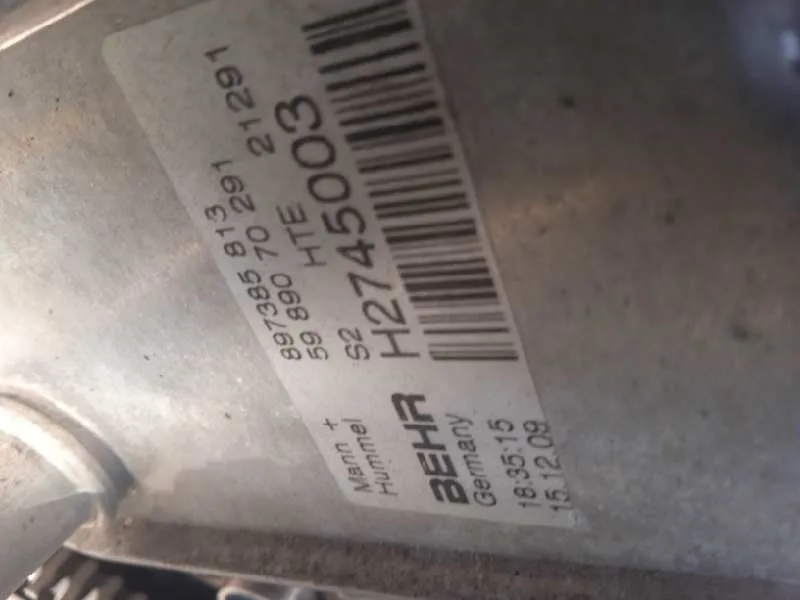 Enfriador Aceite Motor para Opel Astra J Lim.