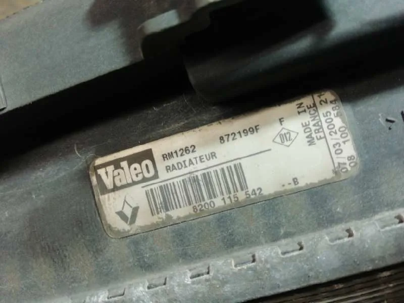 Radiador Agua para Renault Megane Ii Coupe/Cabrio