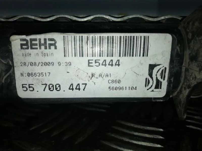 Radiador Agua para Fiat Punto (Evo) (199)