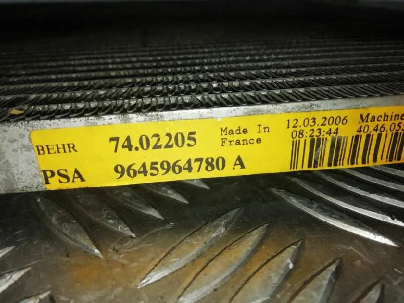 Condensador / Radiador Aire Acondicionado para Citroën Xsara Picasso