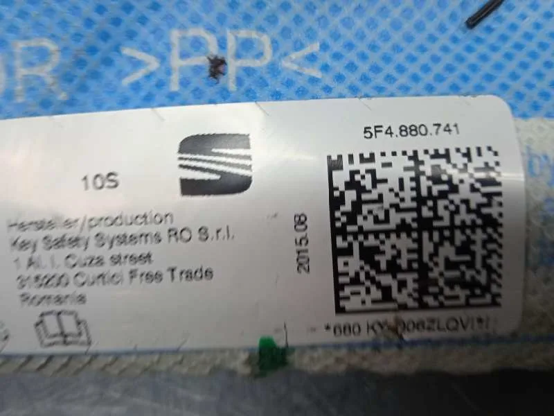 Airbag Cortina Delantero Izquierdo para Seat Leon St (5F8)
