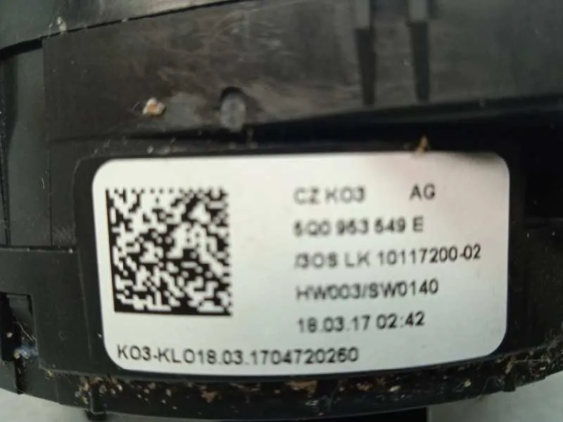 Anillo Airbag para Seat Leon St (5F8)