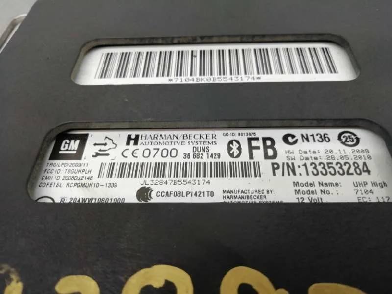 Modulo Electronico para Saab 9-5 Lim. (03. 2010->)