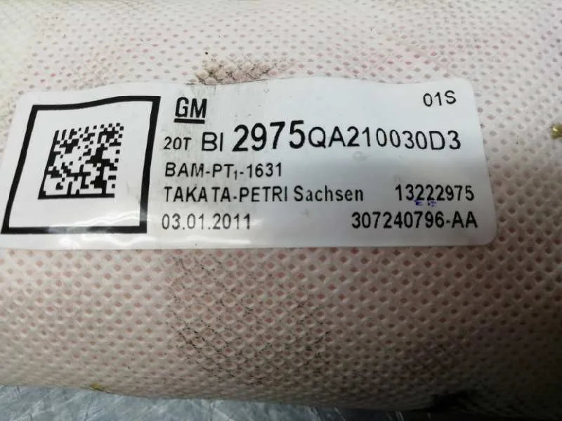 Airbag Lateral Trasero Derecho para Saab 9-5 Lim. (03. 2010->)