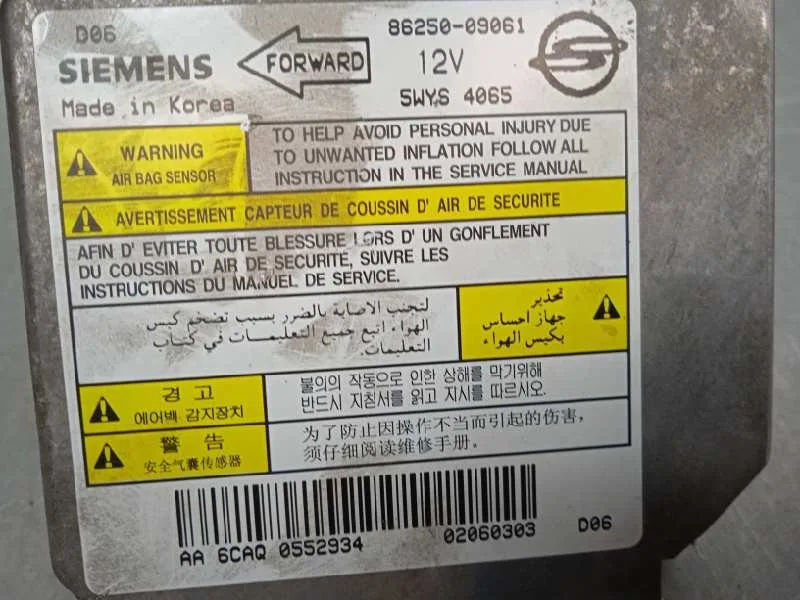 Centralita Airbag para Ssangyong Kyron