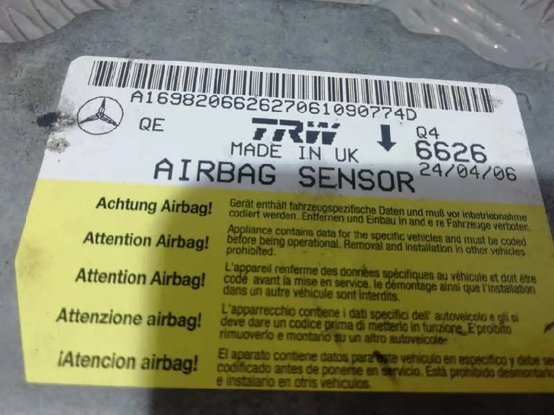 Centralita Airbag para Mercedes-Benz Clase A (W169)