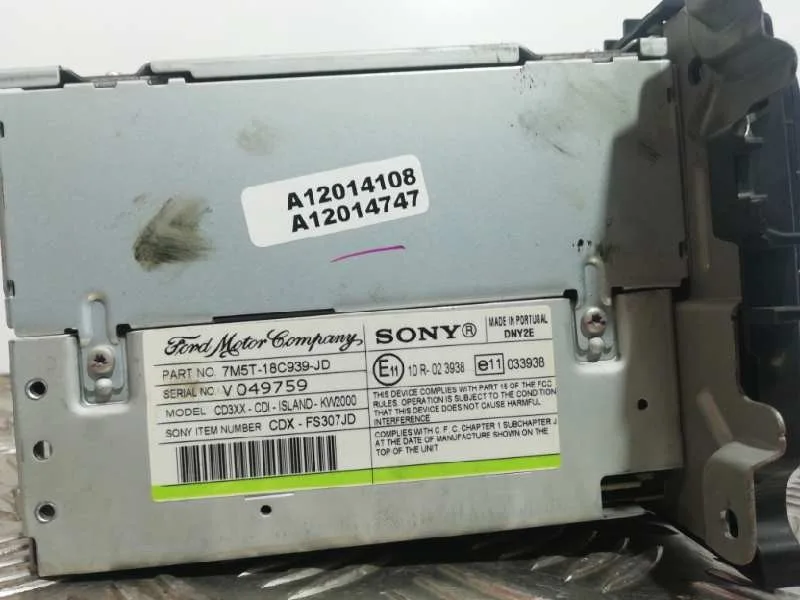 Sistema Audio / Radio Cd para Ford Focus Berlina (Cap)