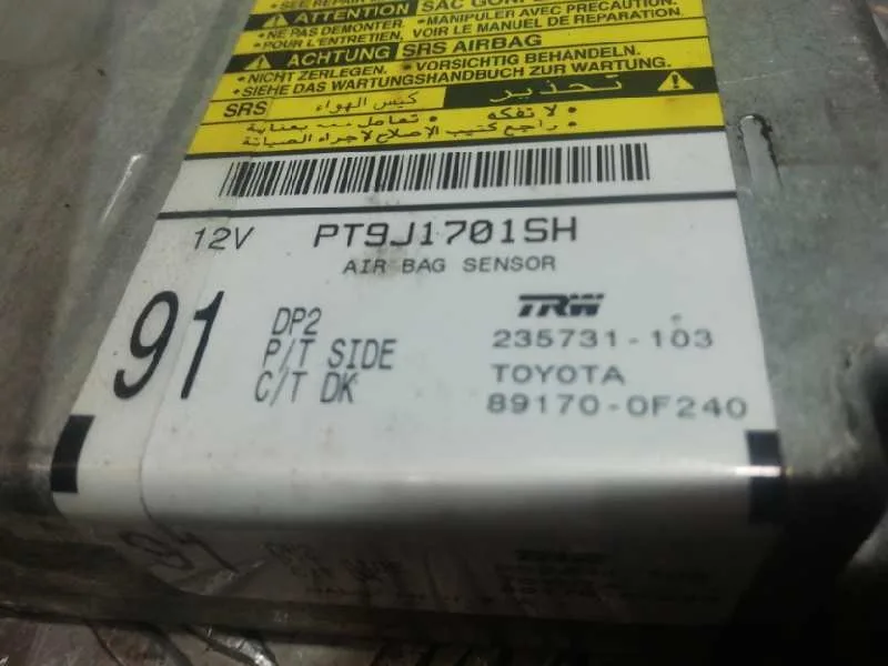 Centralita Airbag para Toyota Corolla Verso (R1)