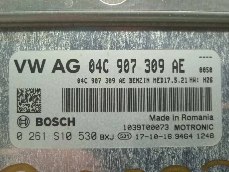 Centralita Motor Uce para Audi A1 Sportback (8Xf)