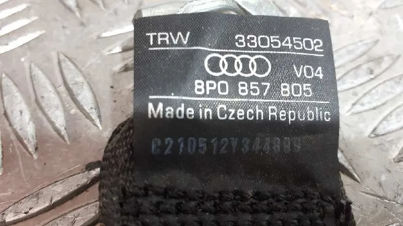 Cinturon Seguridad Trasero Izquierdo para Audi A3 Sportback (8P)