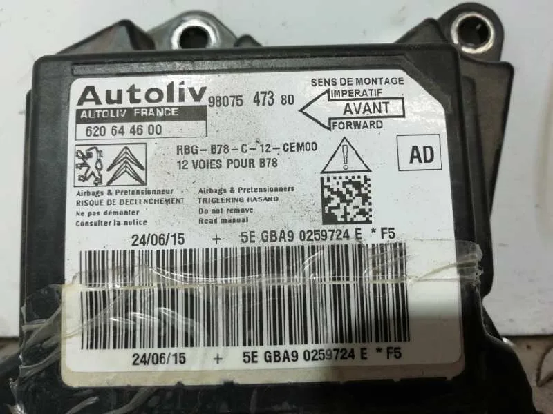 Centralita Airbag para Citroën C4 Picasso