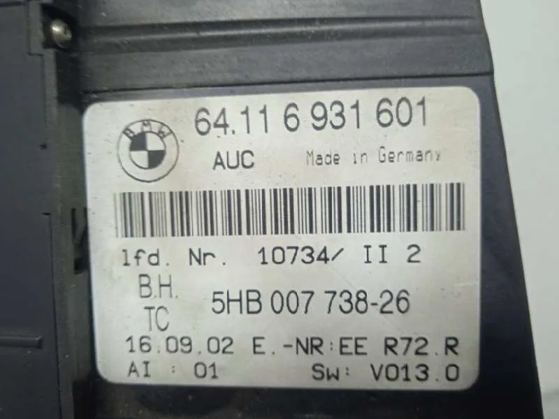 Mando Climatizador para Bmw Serie 3 Compact (E46)
