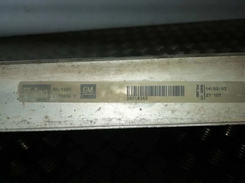 Radiador Agua para Opel Vectra C Berlina