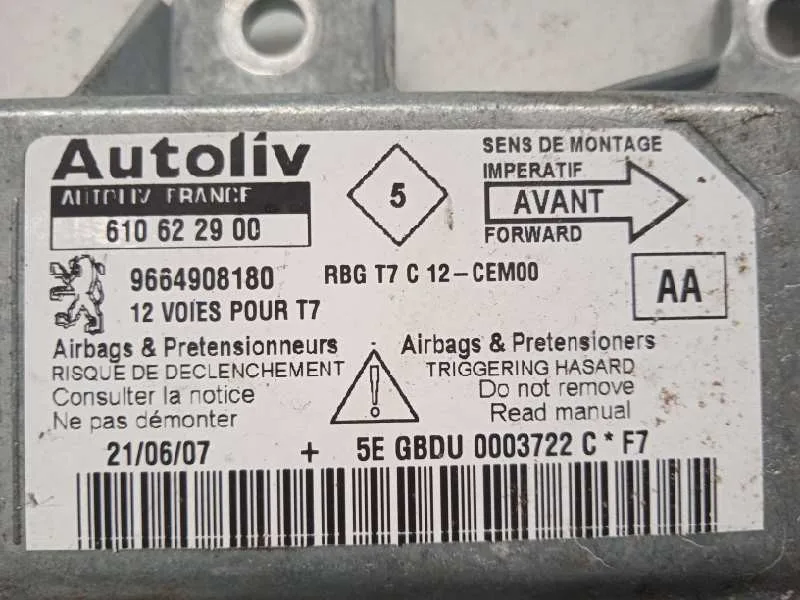 Centralita Airbag para Peugeot 308