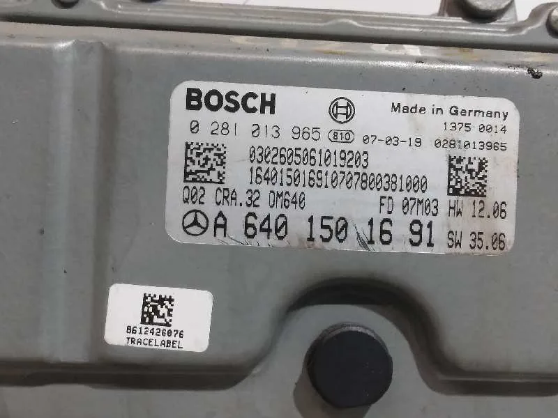 Centralita Motor Uce para Mercedes-Benz Clase A (W169)