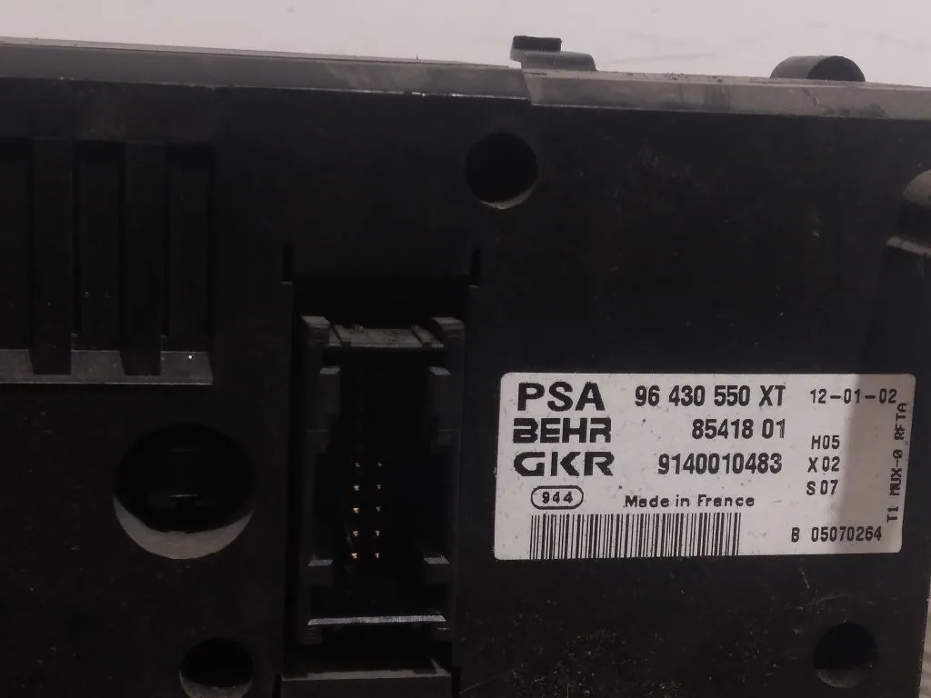 Mando Climatizador para Peugeot 206 Berlina