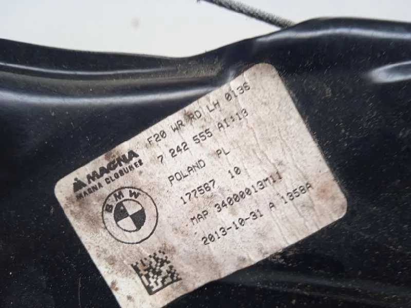Elevalunas Trasero Izquierdo para Bmw Serie 1 Lim. (F20)