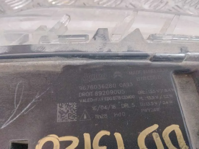 Piloto Delantero Derecho para Citroën C4 Picasso