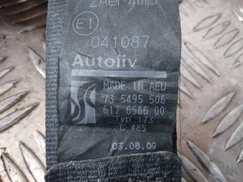 Cinturon Seguridad Delantero Derecho para Fiat Punto (Evo) (199)