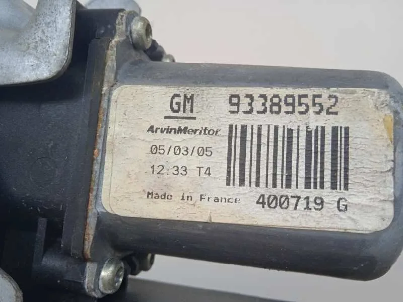 Elevalunas Delantero Derecho para Opel Meriva
