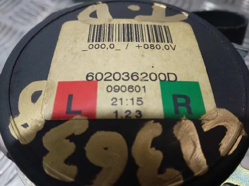 Cinturon Seguridad Trasero Derecho para Skoda Octavia Berlina (1Z3)