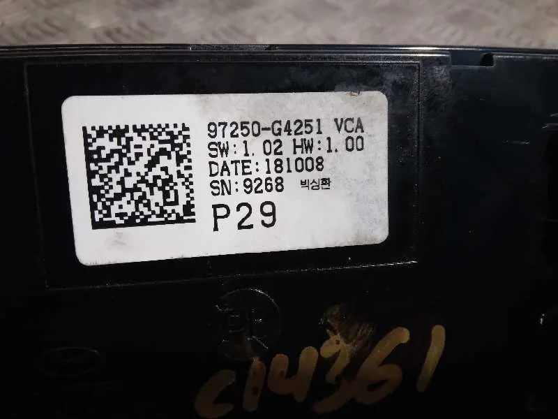Mando Climatizador para Hyundai I30 (Pd)