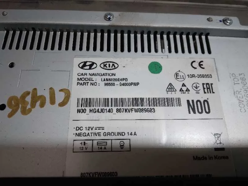 Sistema Navegacion Gps para Hyundai I30 (Pd)
