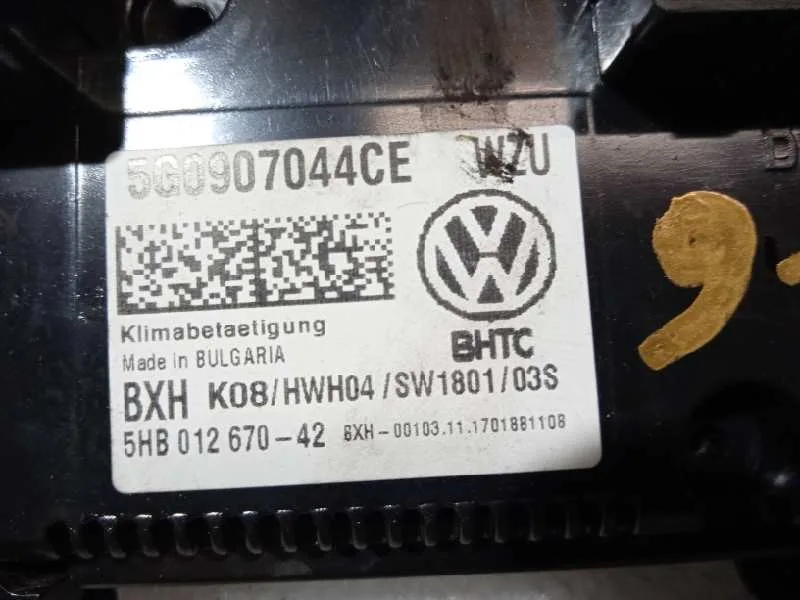 Mando Climatizador para Volkswagen Golf Vii Lim.