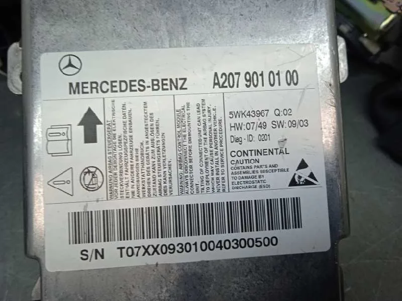 Kit Airbag para Mercedes-Benz Clase Clk (W207) Coupe