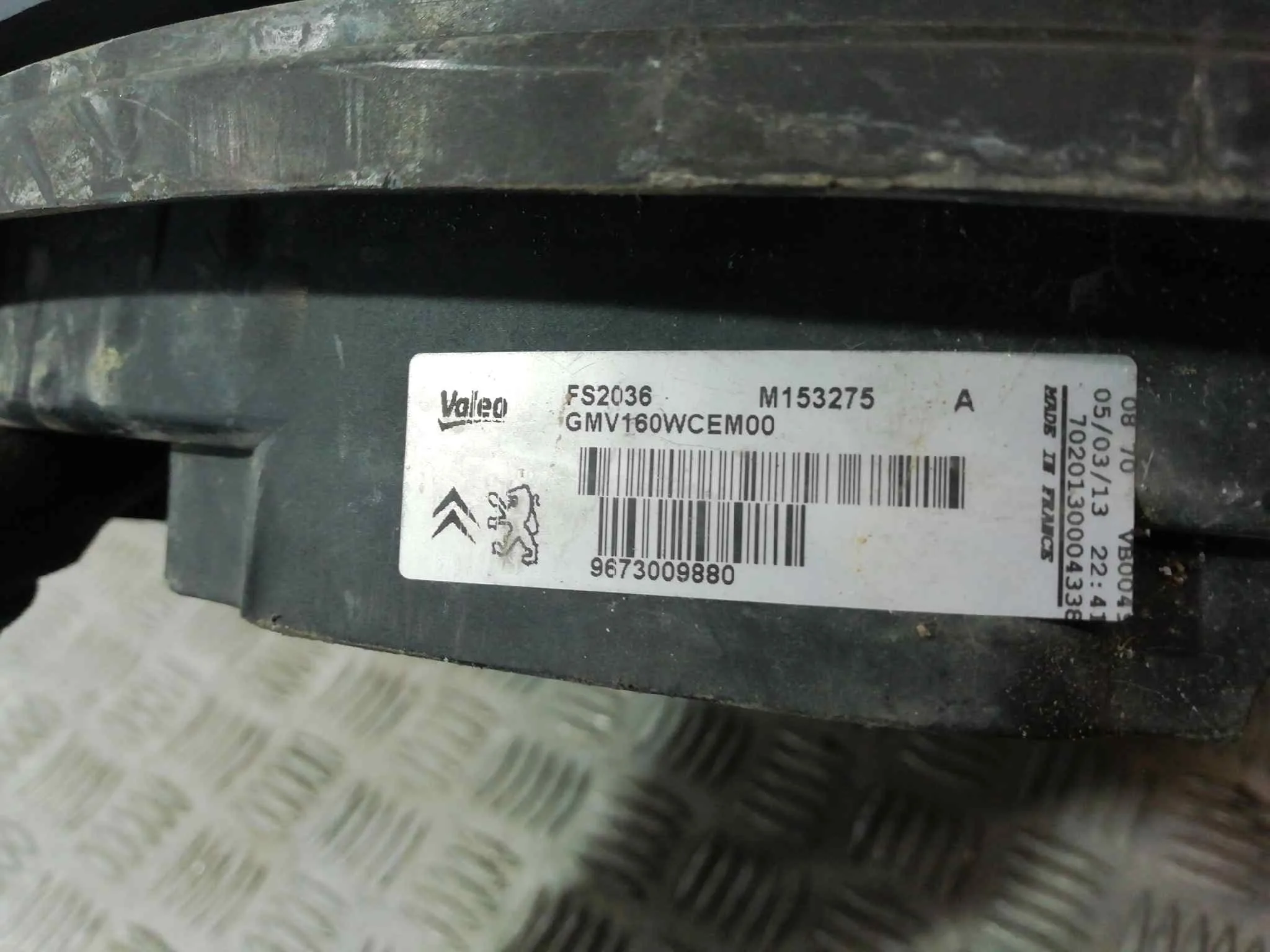Electroventilador para Citroën Ds5