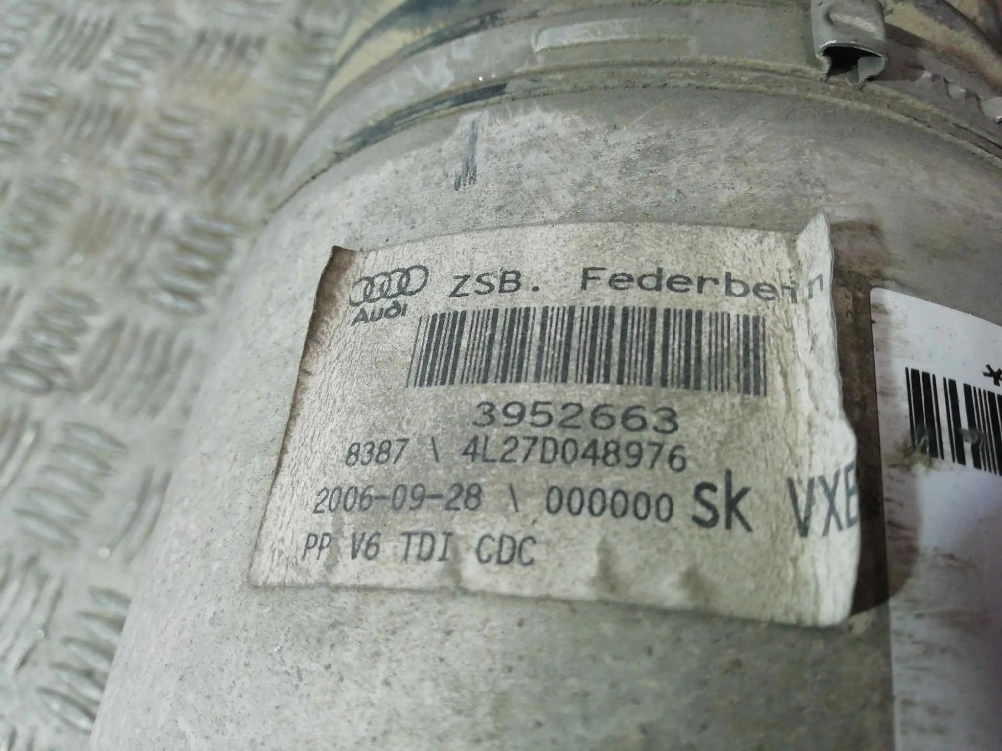 Amortiguador Trasero Derecho para Audi Q7 (4L)