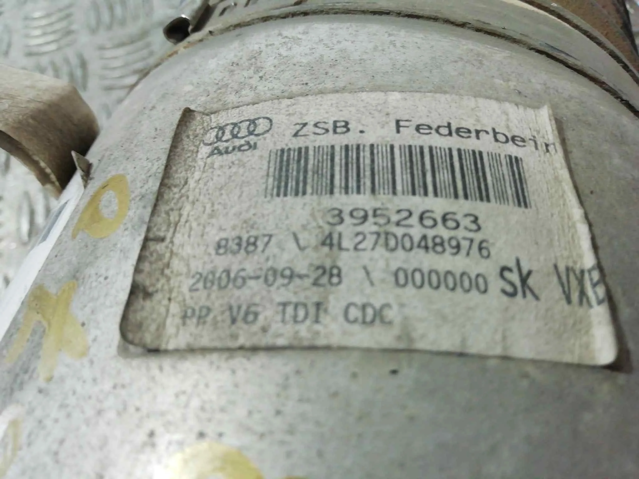 Amortiguador Trasero Izquierdo para Audi Q7 (4L)