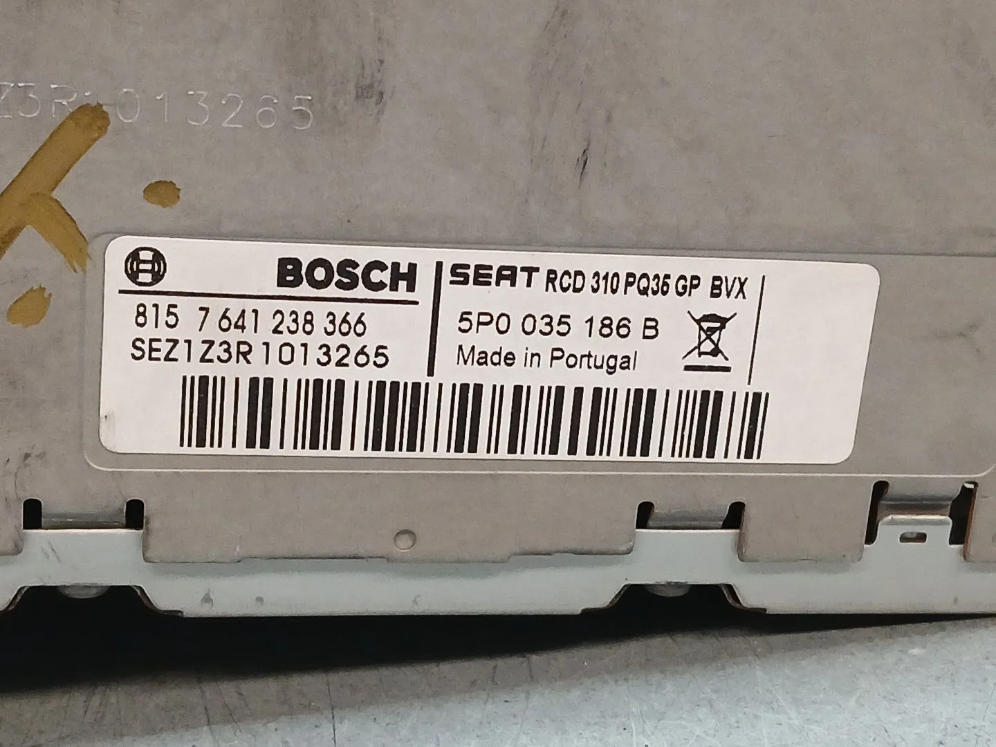 Sistema Audio / Radio Cd para Seat Altea Xl (5P5)