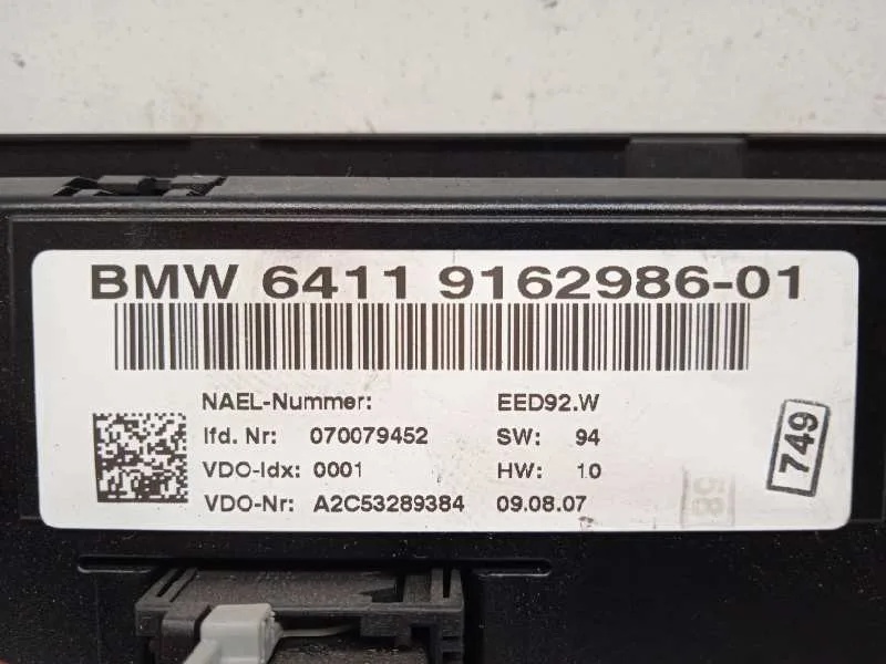 Mando Climatizador para Bmw Serie 3 Berlina (E90)