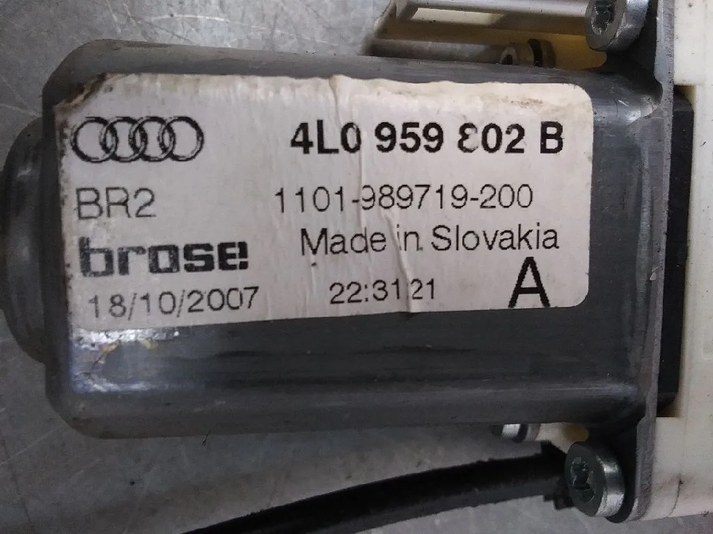 Elevalunas Delantero Derecho para Audi Q7 (4L)