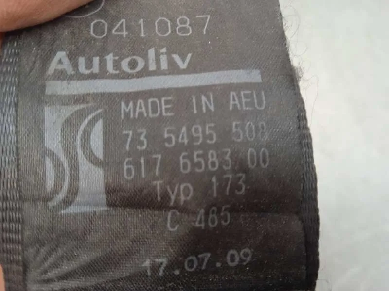 Cinturon Seguridad Delantero Izquierdo para Fiat Punto (Evo) (199)