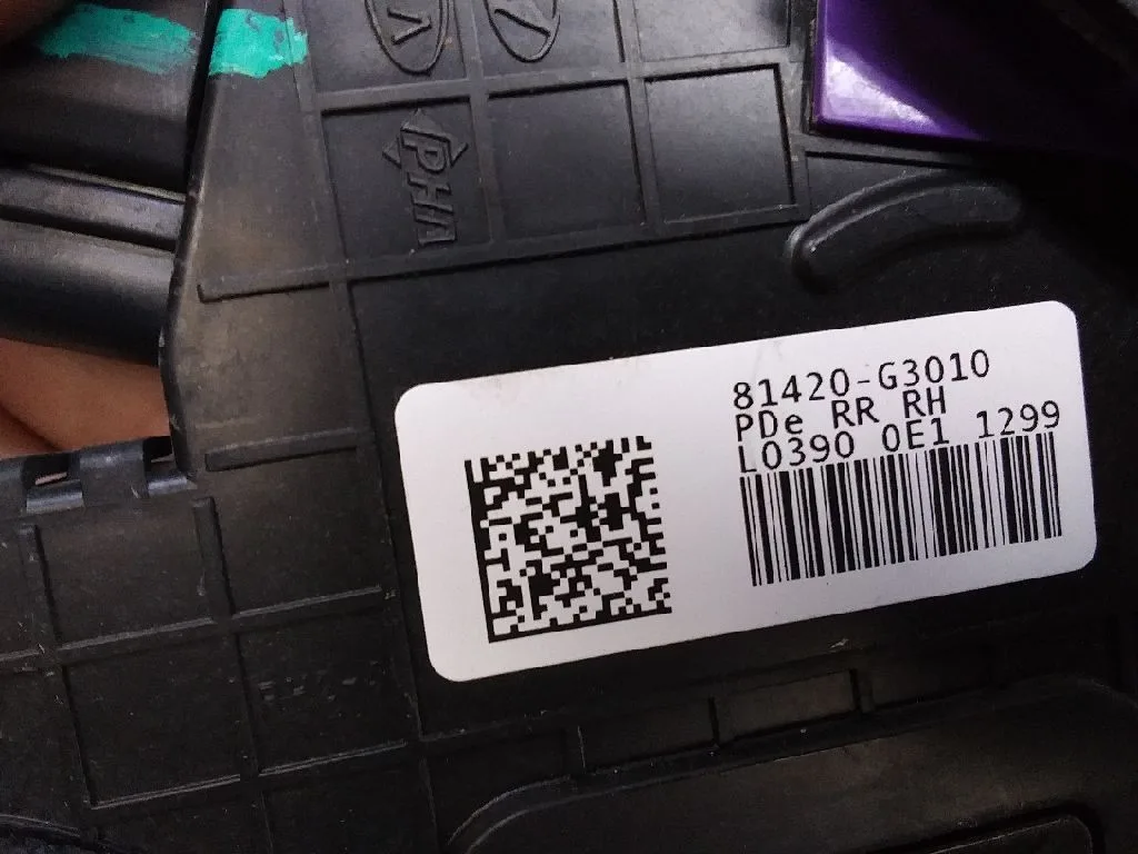 Cerradura Puerta Trasera Derecha para Hyundai I30 Cw (Pd)